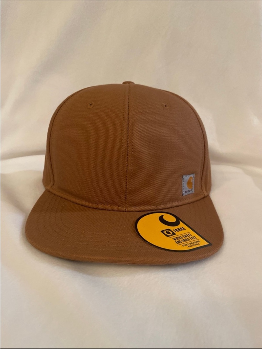 Carhartt Snapback Canvas Hat ONE SIZE Brown Force Adjustable Baseball Cap - NWT
